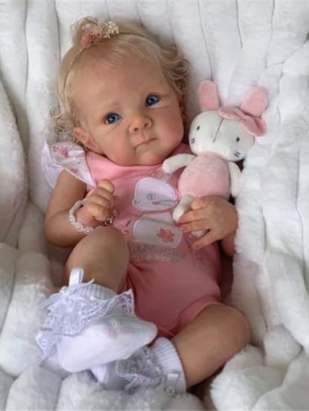 Silicone Full Body, Realistic Baby Doll, 18 Inch - Picture 3 of 7